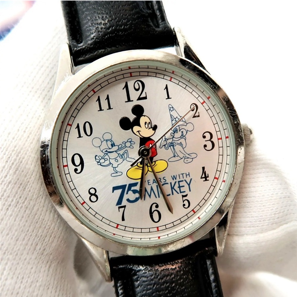 Avon Mickey Mouse 75th Anniversary Watch in Commemorative  Tin. 2002